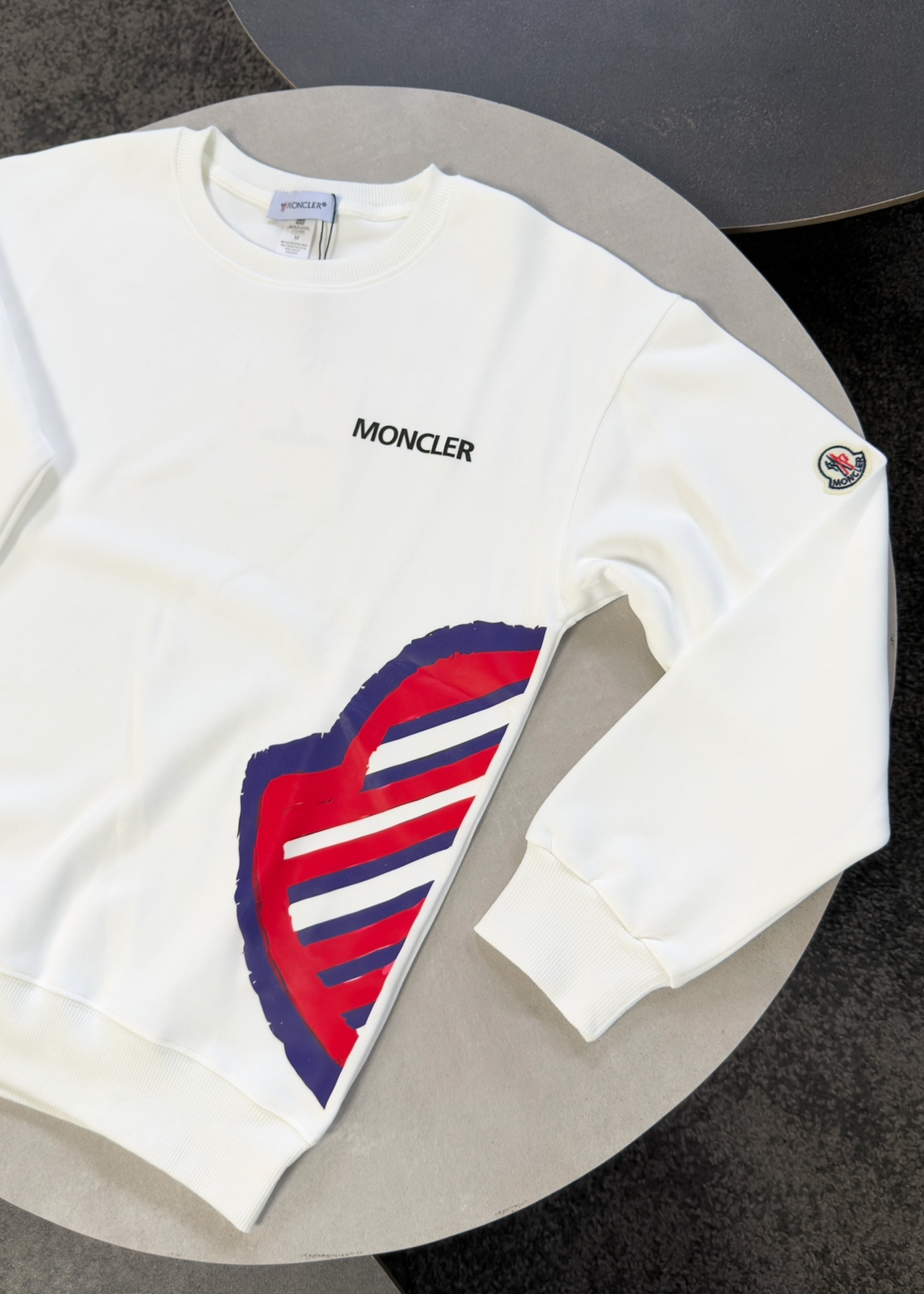 Pull Mcr Blanc cœur