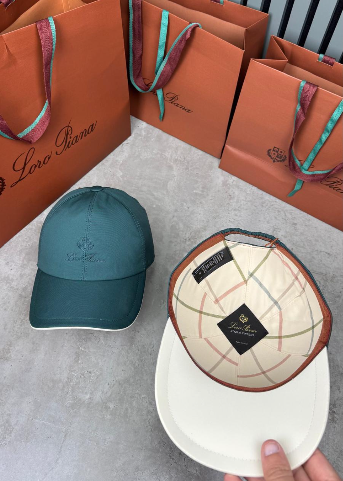 Casquette LP Turquoise