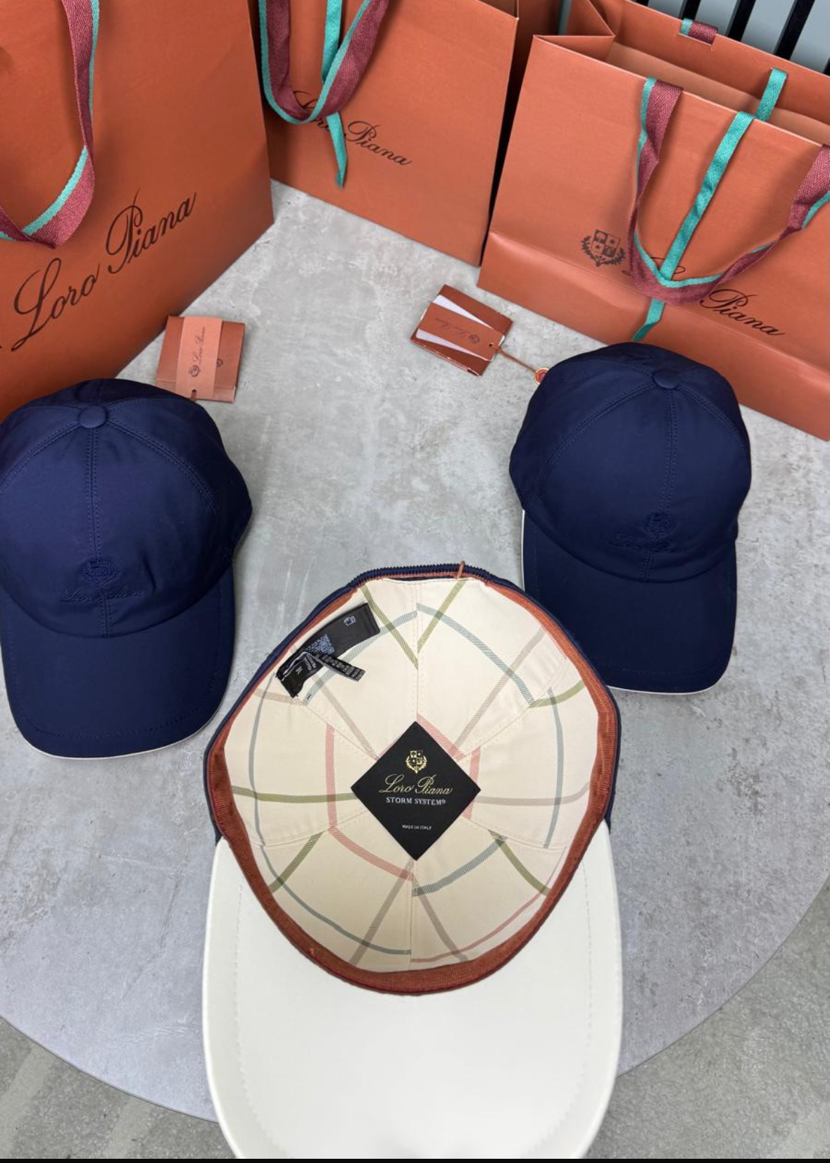 LP-Kappe in Marineblau