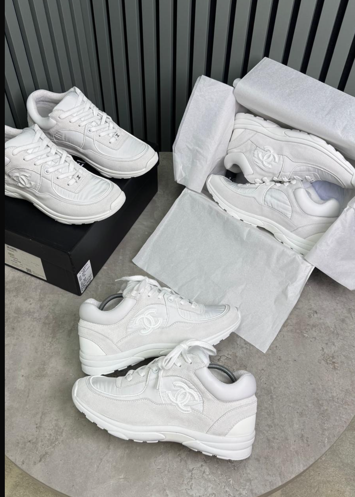 Basket CHVNEL runner Blanc