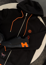Veste H Noir/Orange