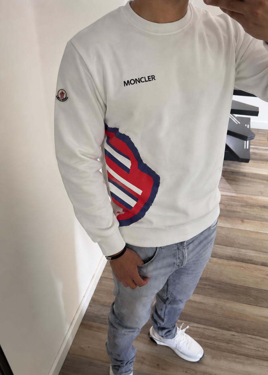 Pull Mcr Blanc cœur