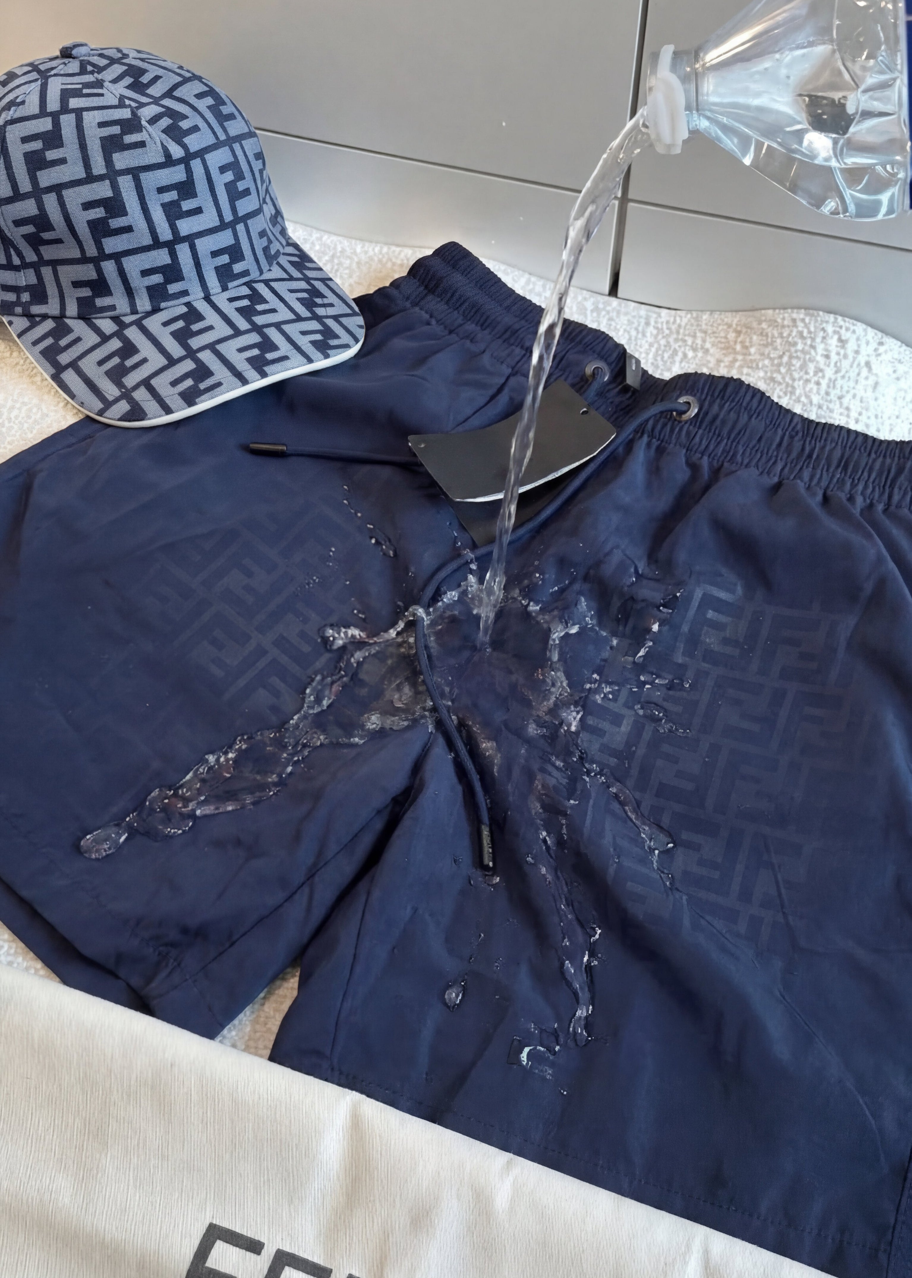 Short bain FF bleu nuit