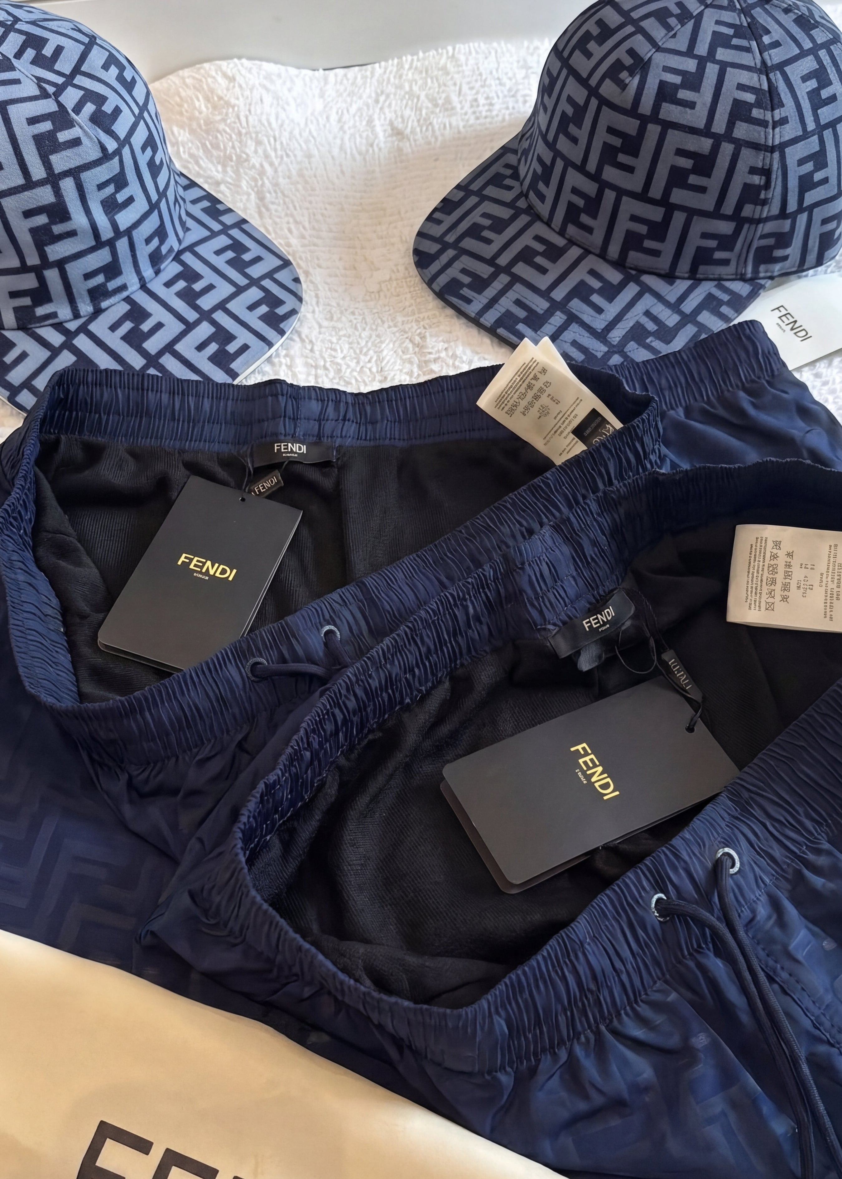 Short bain FF bleu nuit