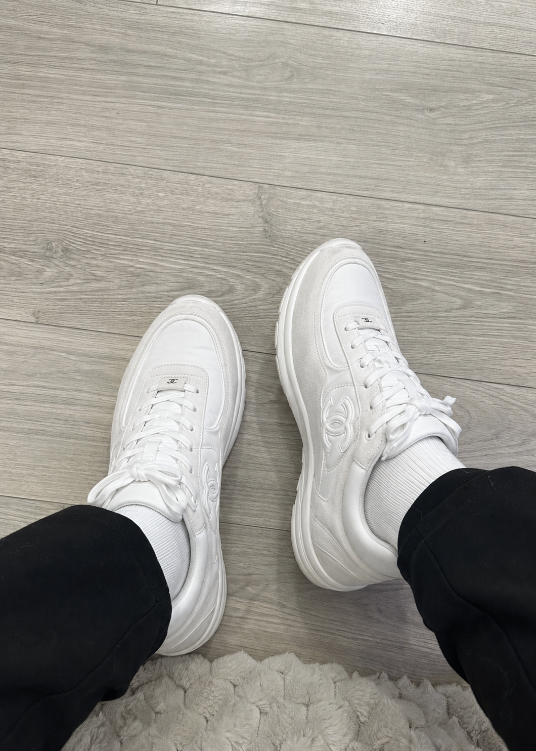 Basket CHVNEL runner Blanc
