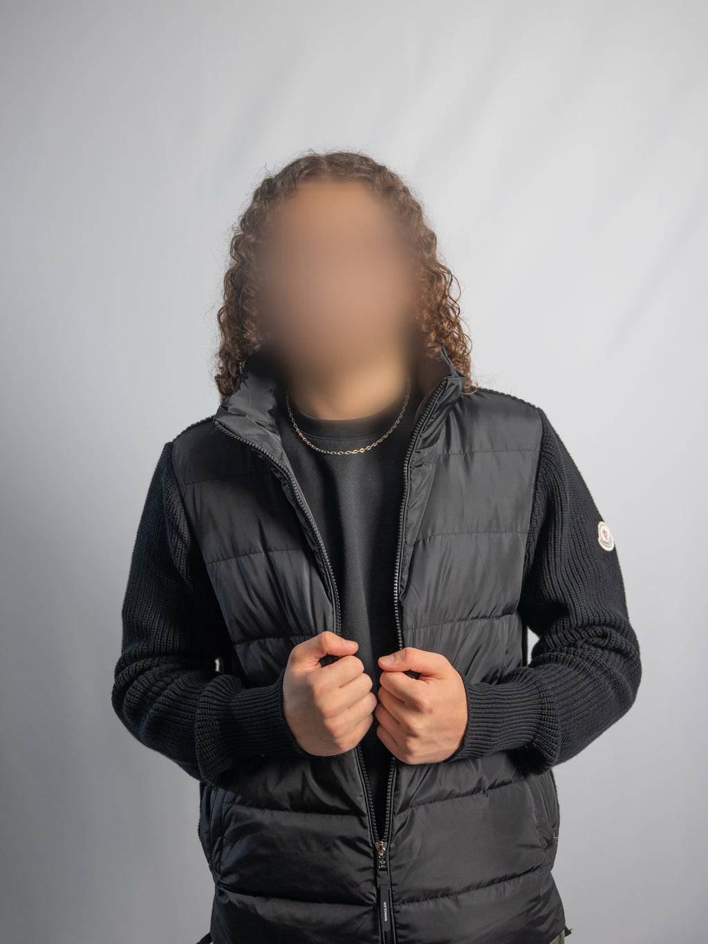 Moncler Black Vest - Mid-season