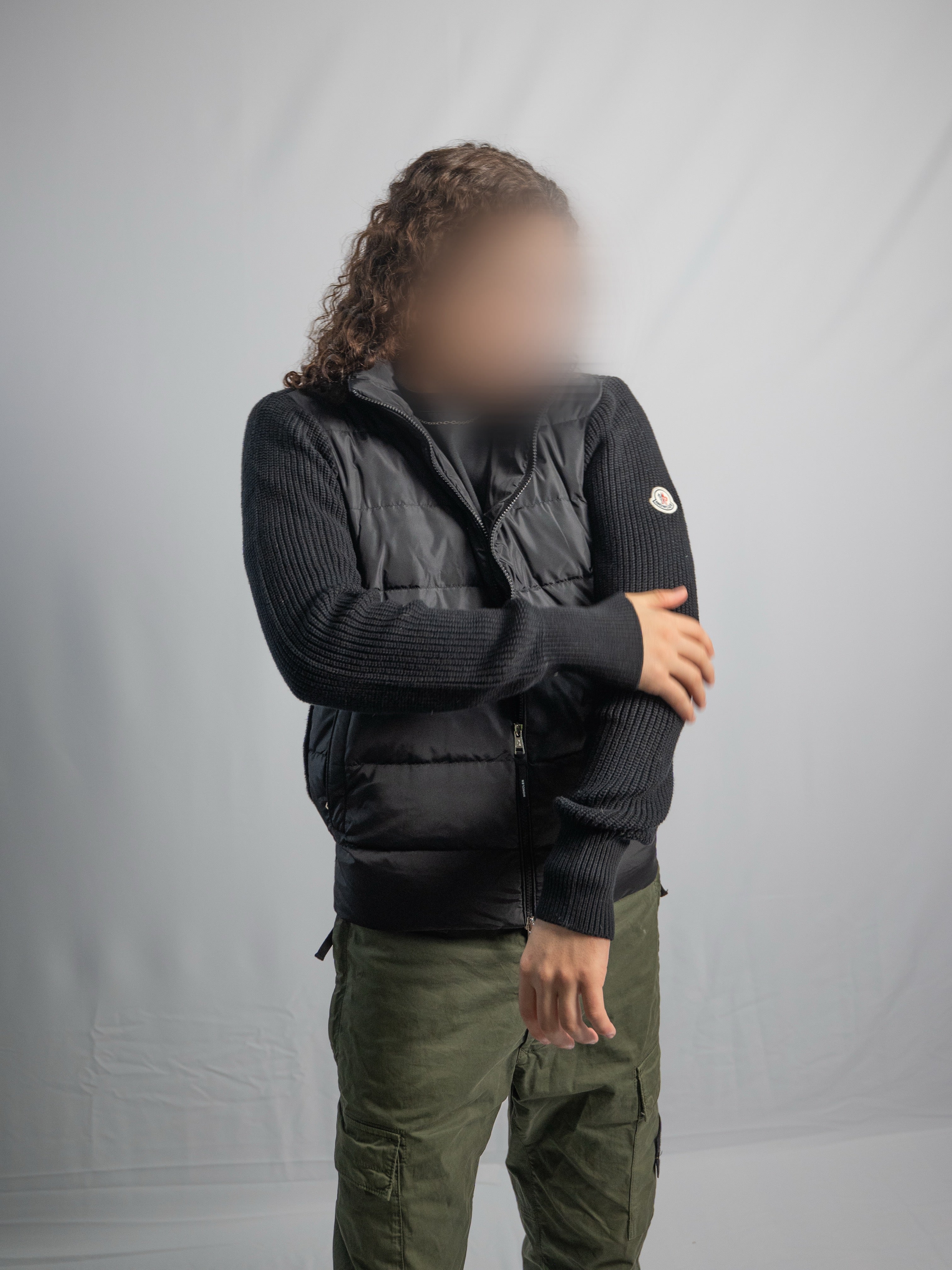 Moncler Black Vest - Mid-season