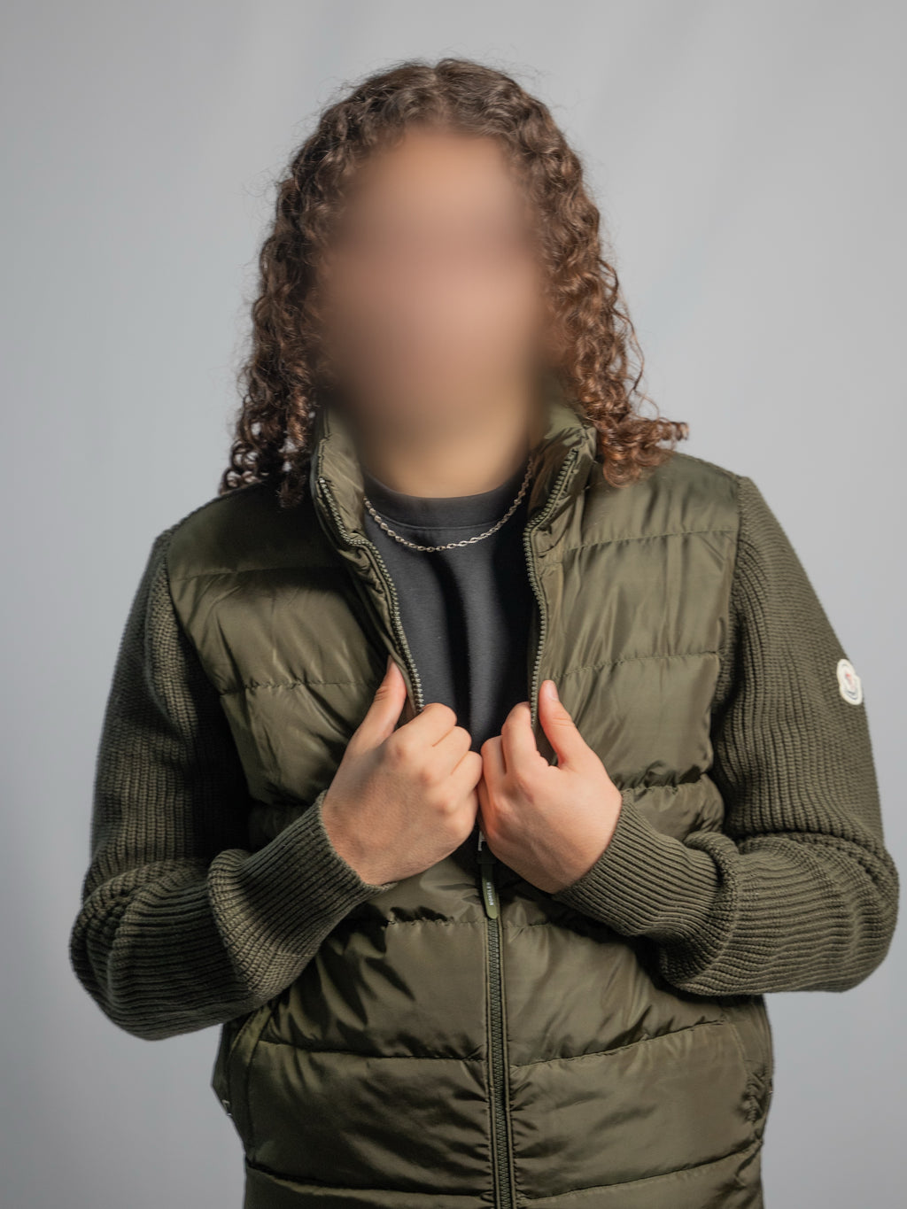 Moncler Khaki Vest - Mid-season