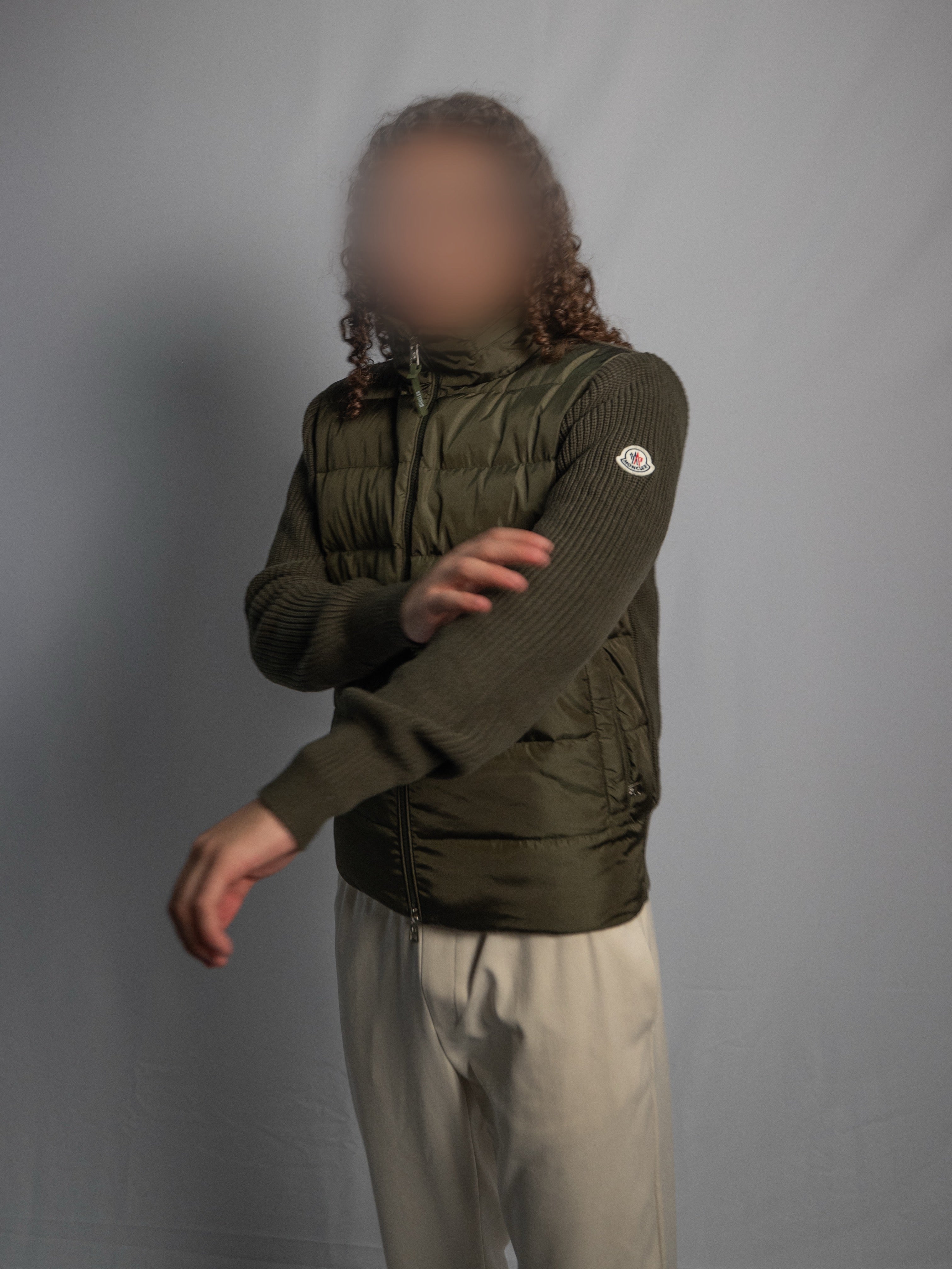 Moncler Khaki Vest - Mid-season