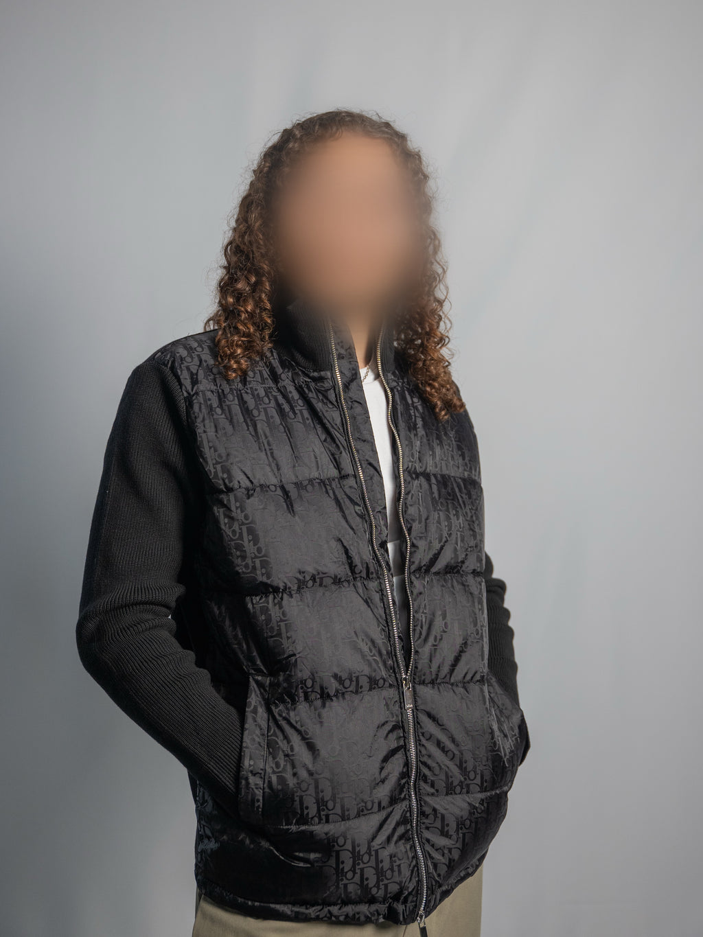 Dior Oblique Black Jacket – Mesh Sleeves