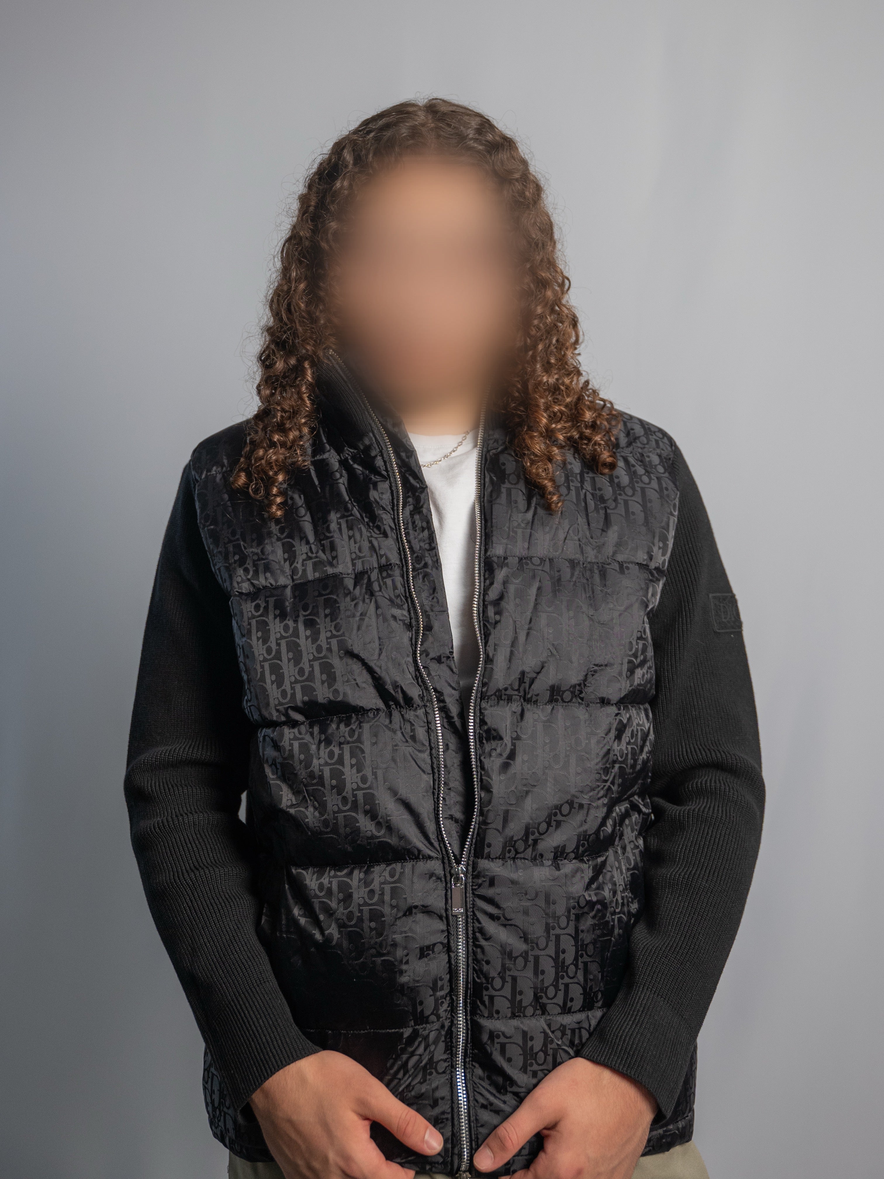 Dior Oblique Black Jacket – Mesh Sleeves