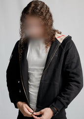 Sweat zippé brb noir