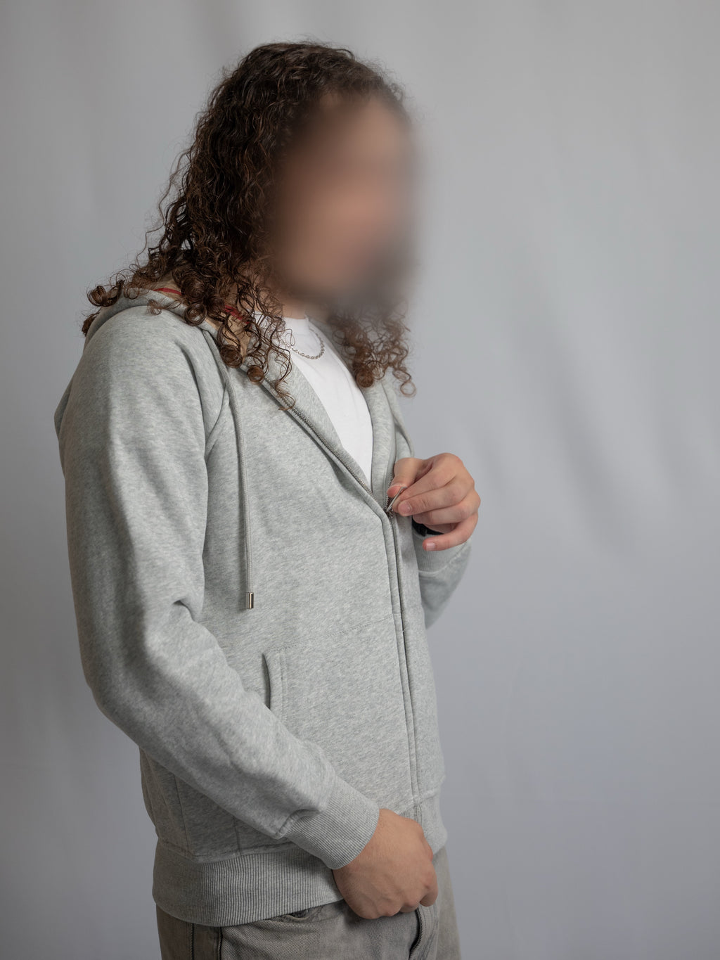 Sweat Zippé Burberry Gris