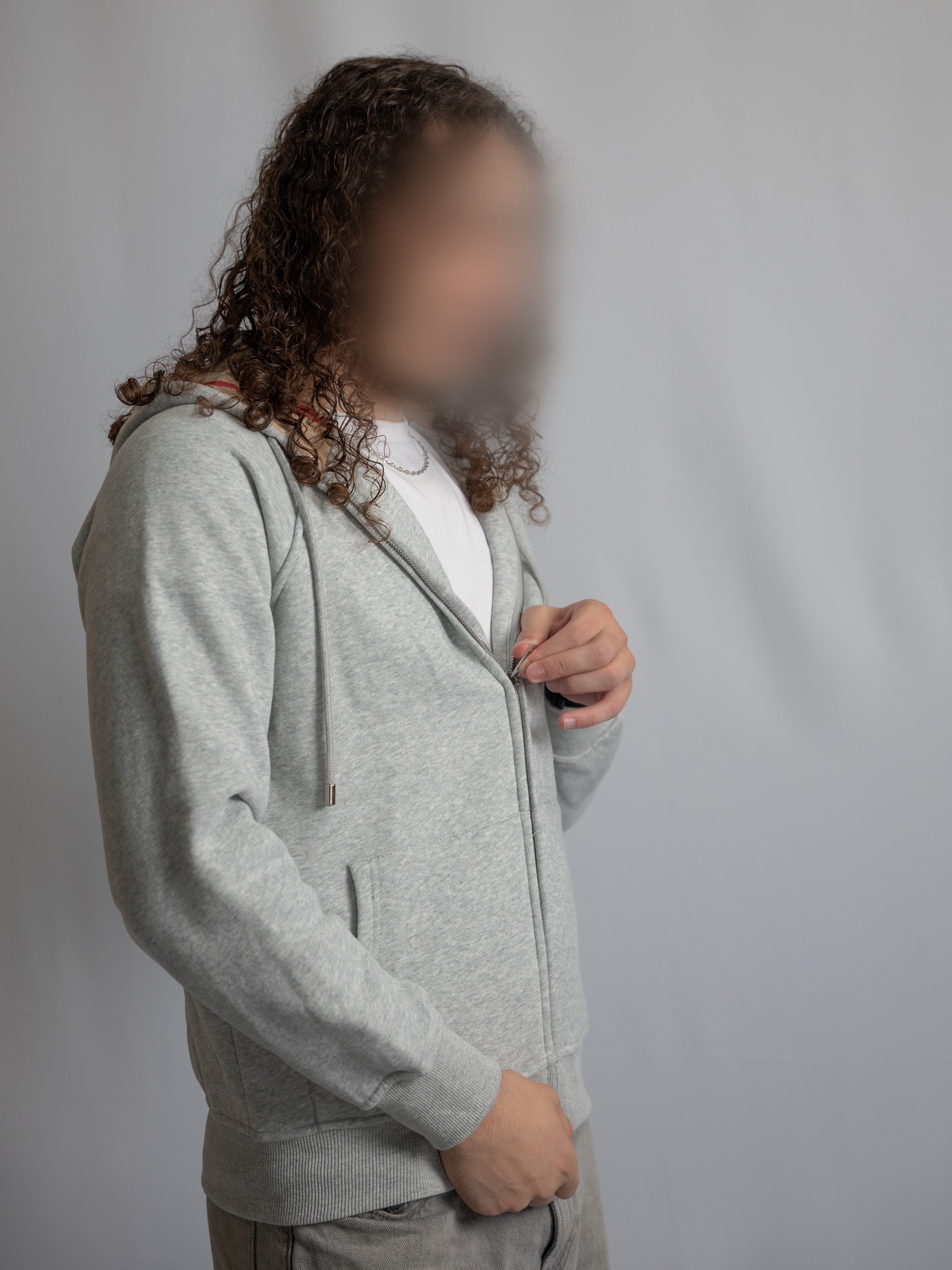 Burberry Grey Zip-Up Sweatshirt - Men