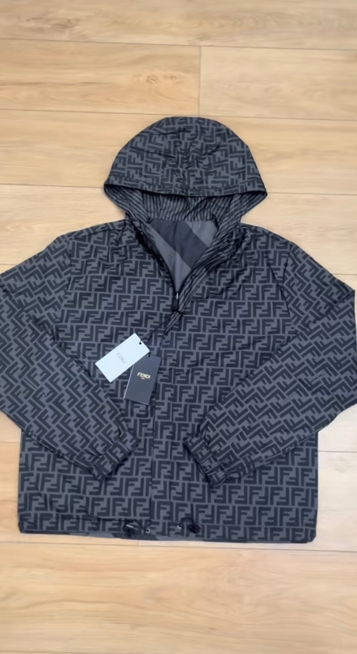 Wendejacke FF blau/grau