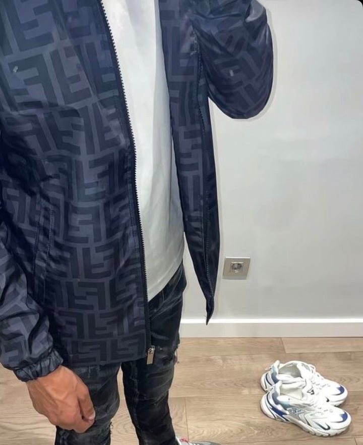 Omkeerbaar FF-jack blauw/grijs