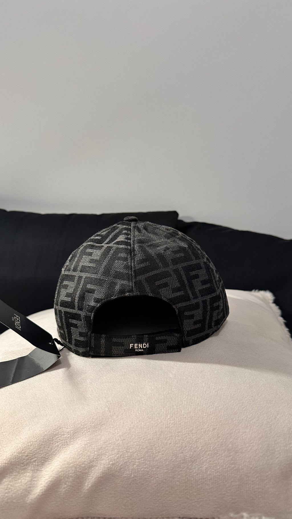 Casquette Fendi FF - Grise