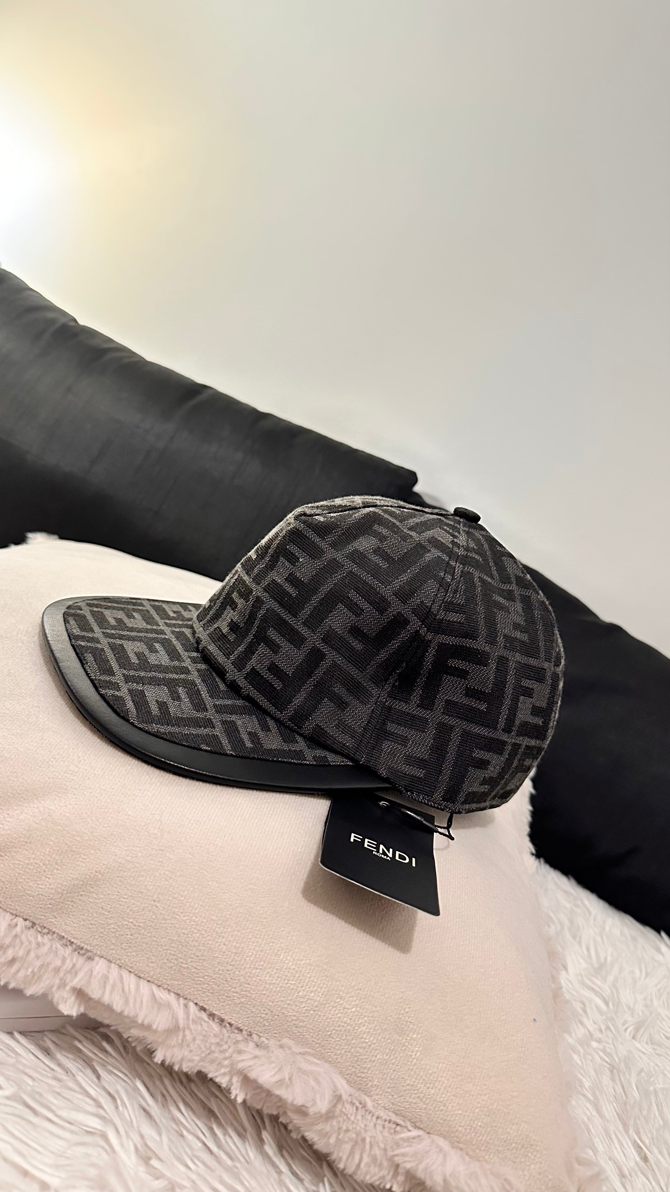 Casquette Fendi FF - Grise