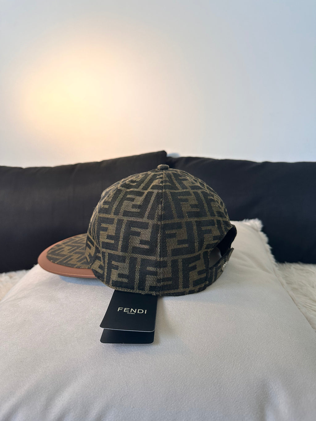 Casquette Fendi FF - Marron