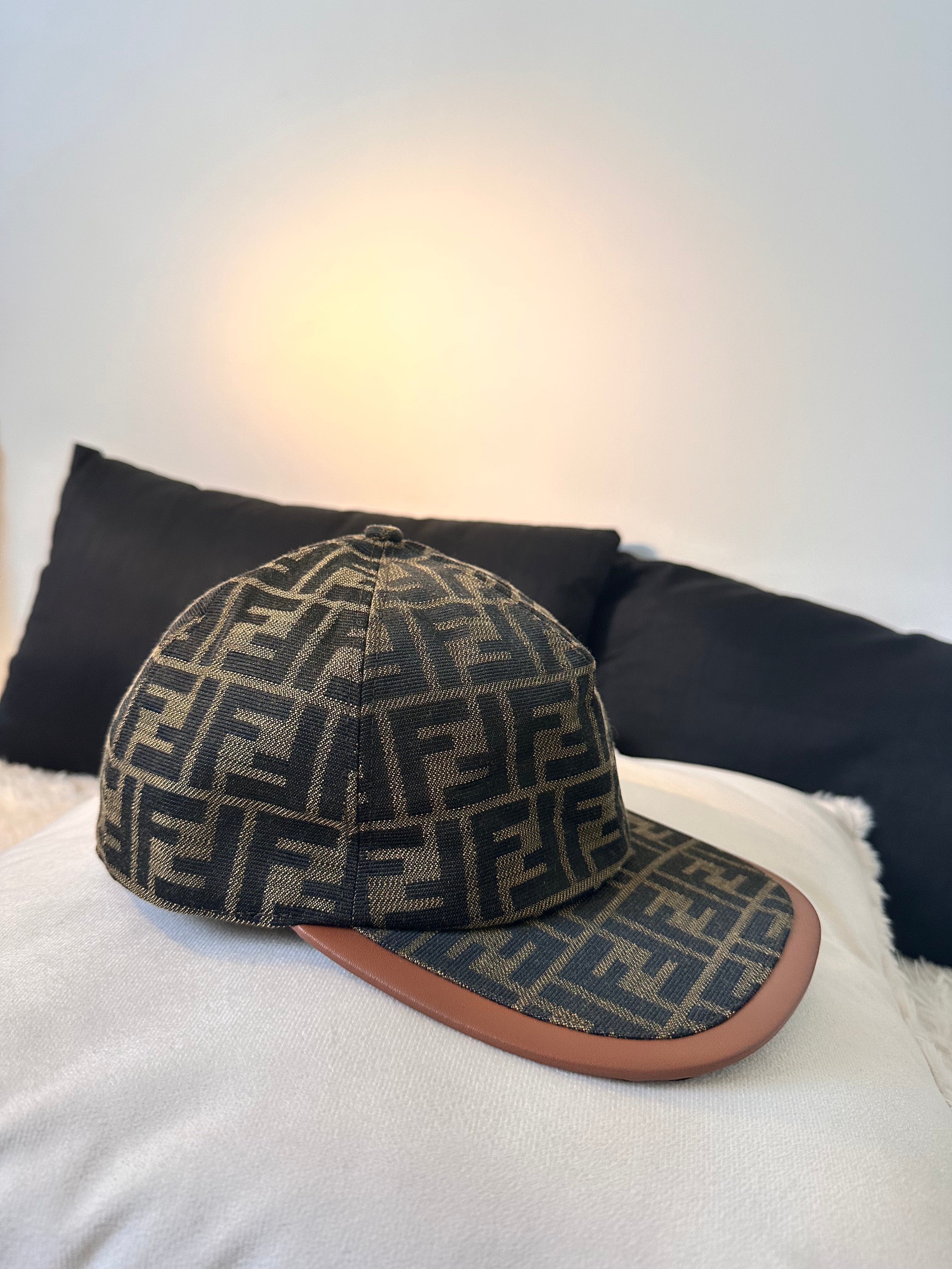 Casquette Fendi FF - Marron