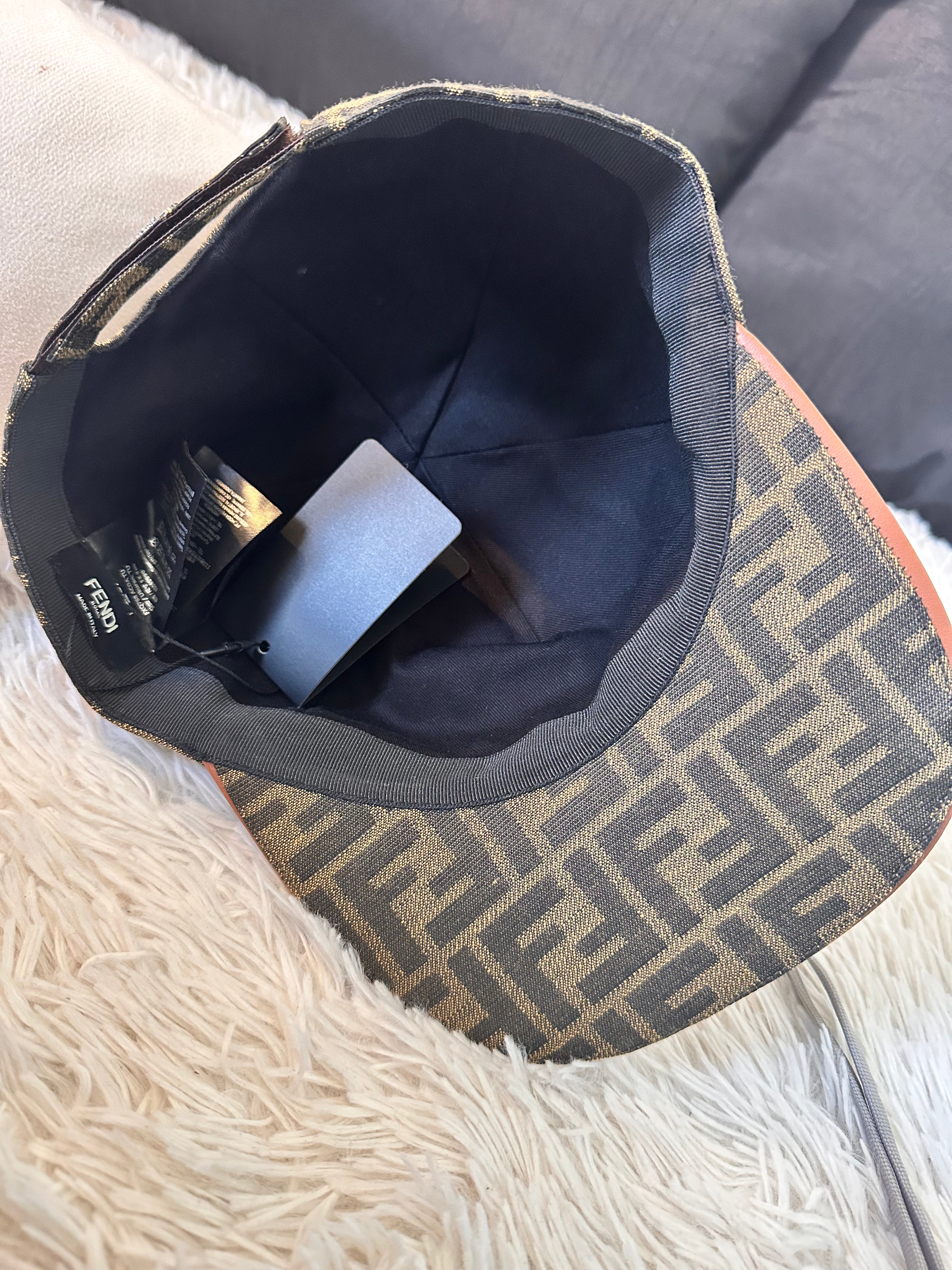 Casquette Fendi FF - Marron