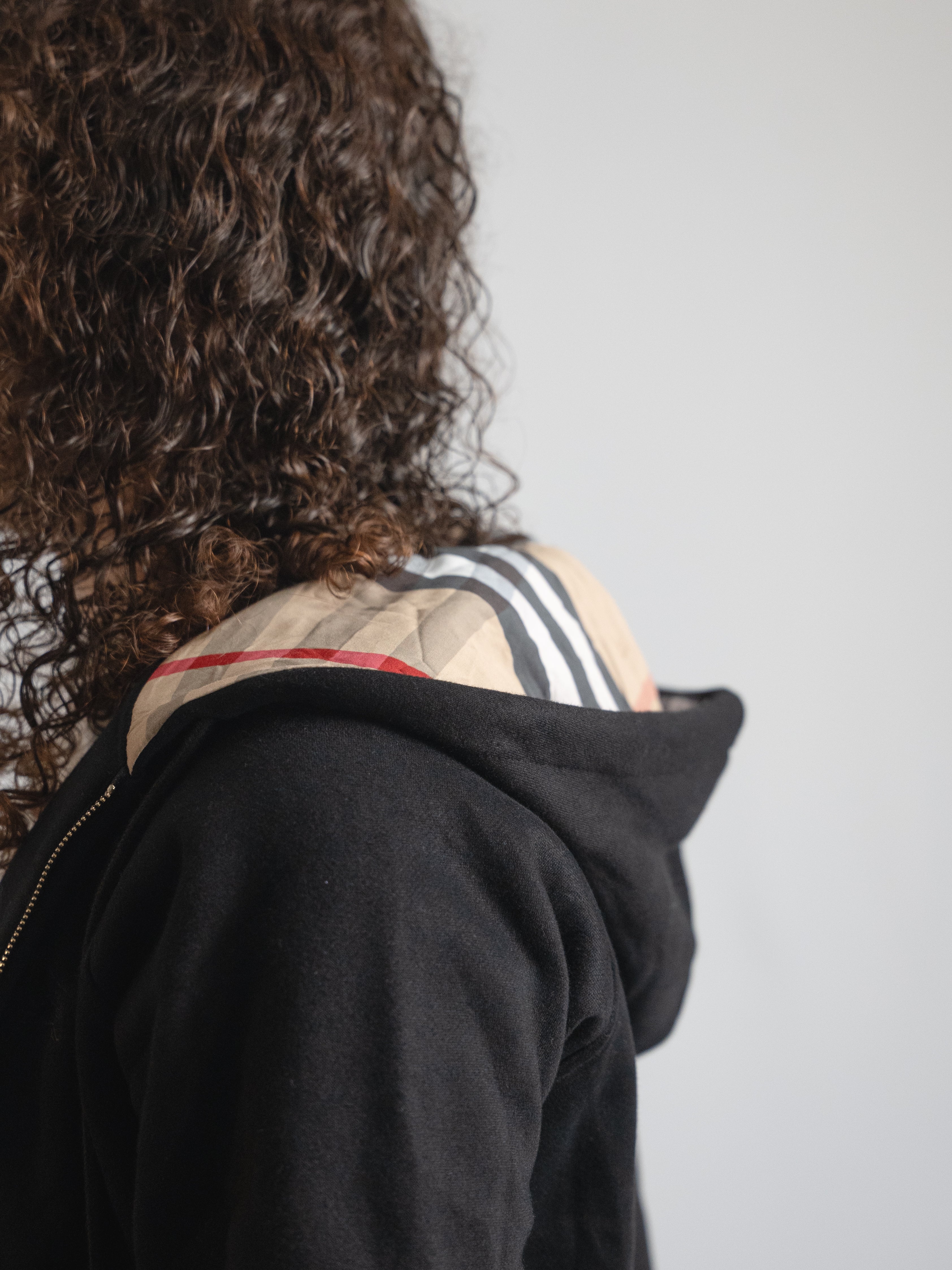 Burberry Schwarzes Sweatshirt mit Reißverschluss – Herren