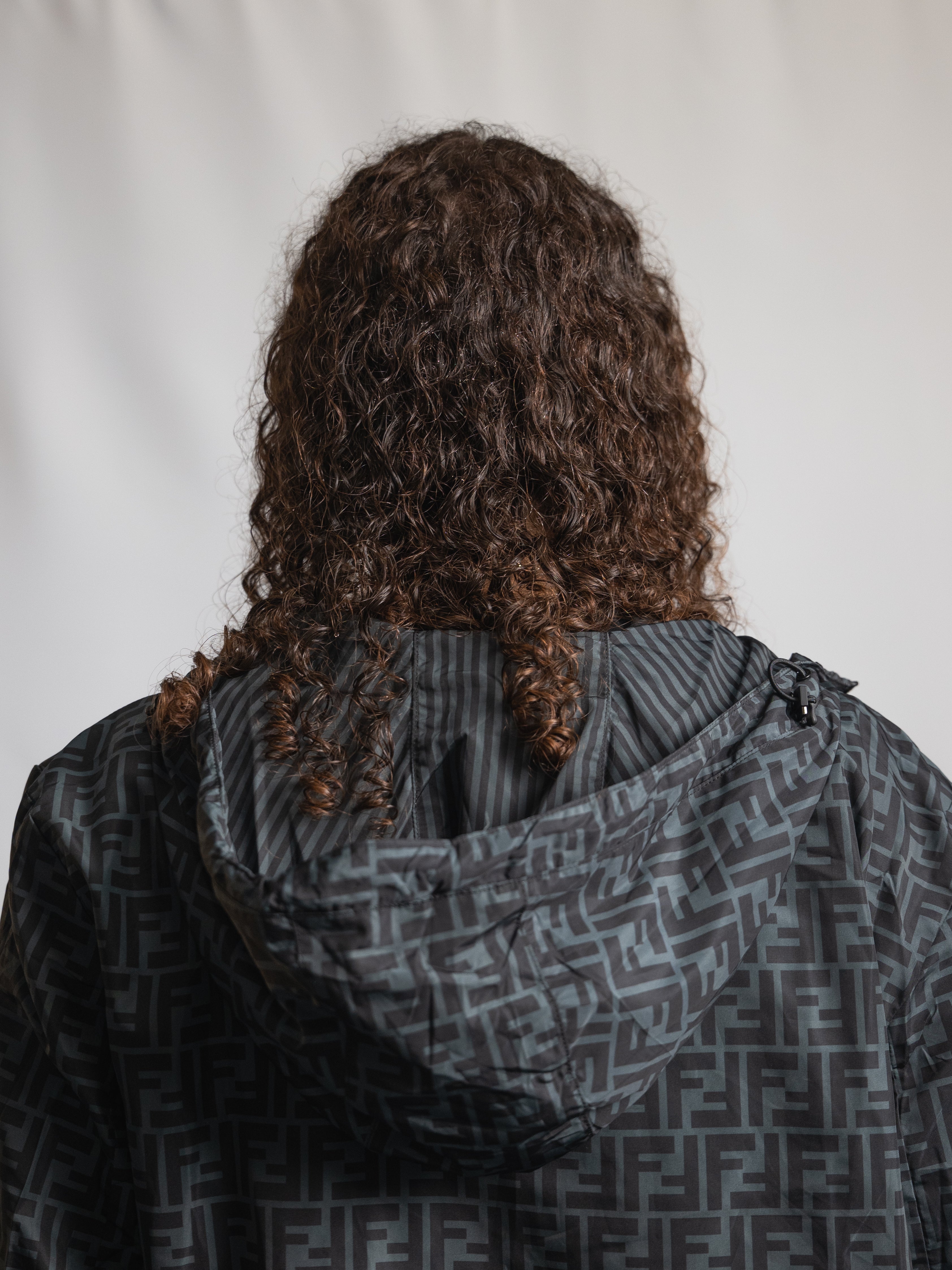 Coupe-vent Réversible Fendi Grise