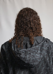 Veste réversible FF bleu/gris