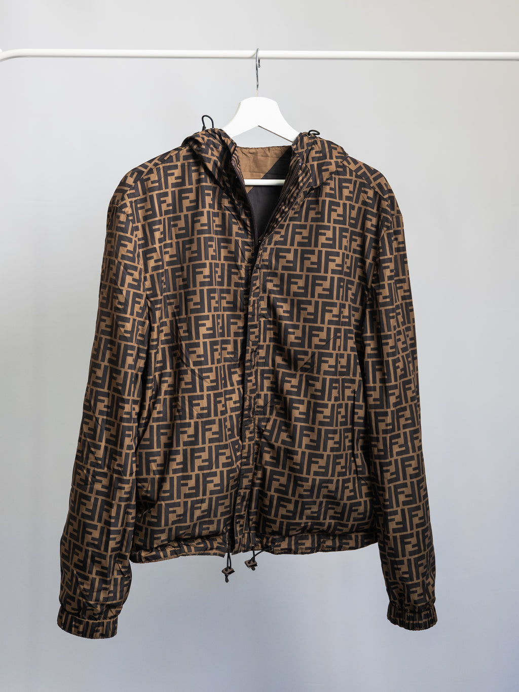 Fendi Wendbare Windjacke Braun