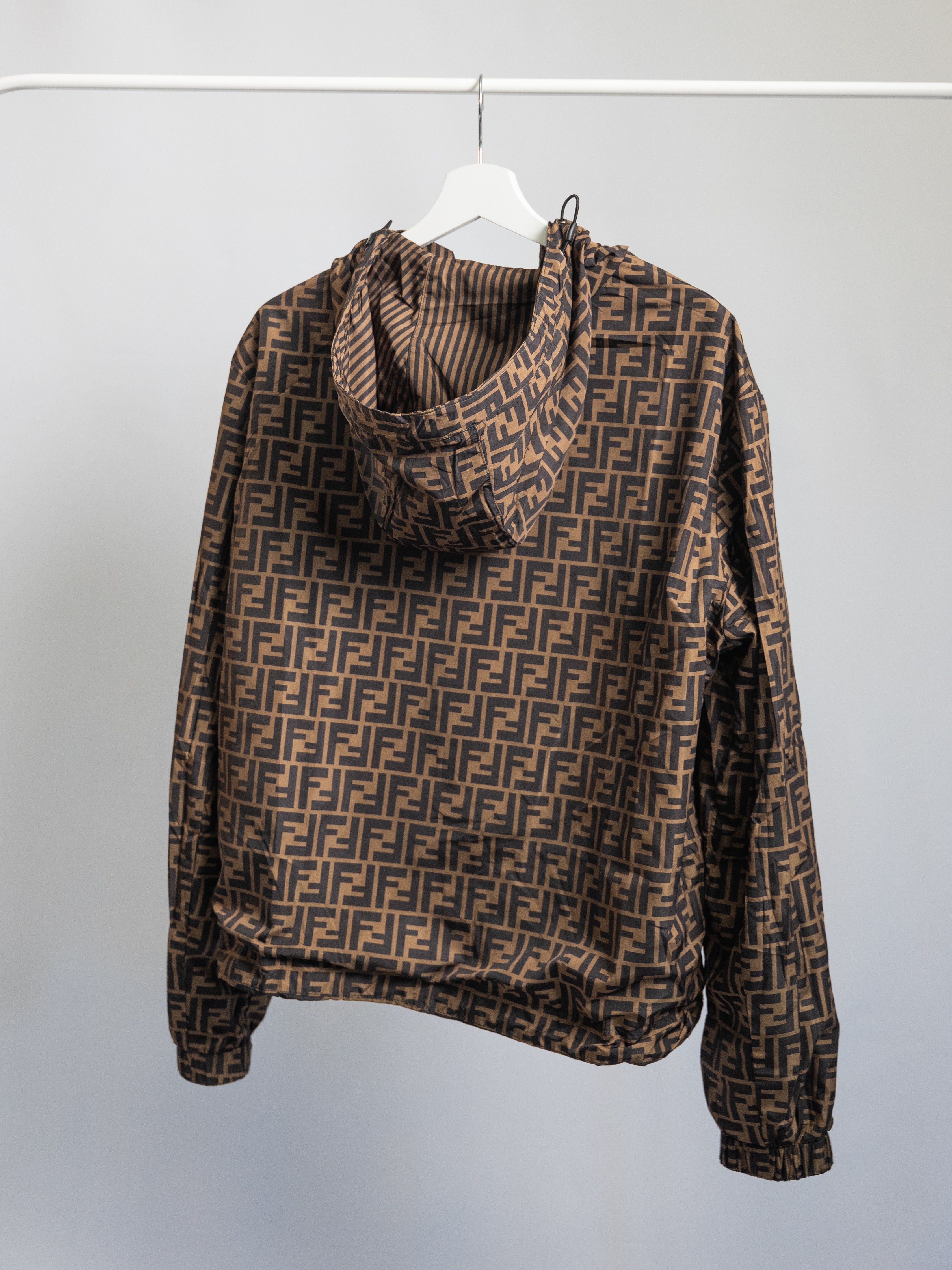 Fendi Wendbare Windjacke Braun