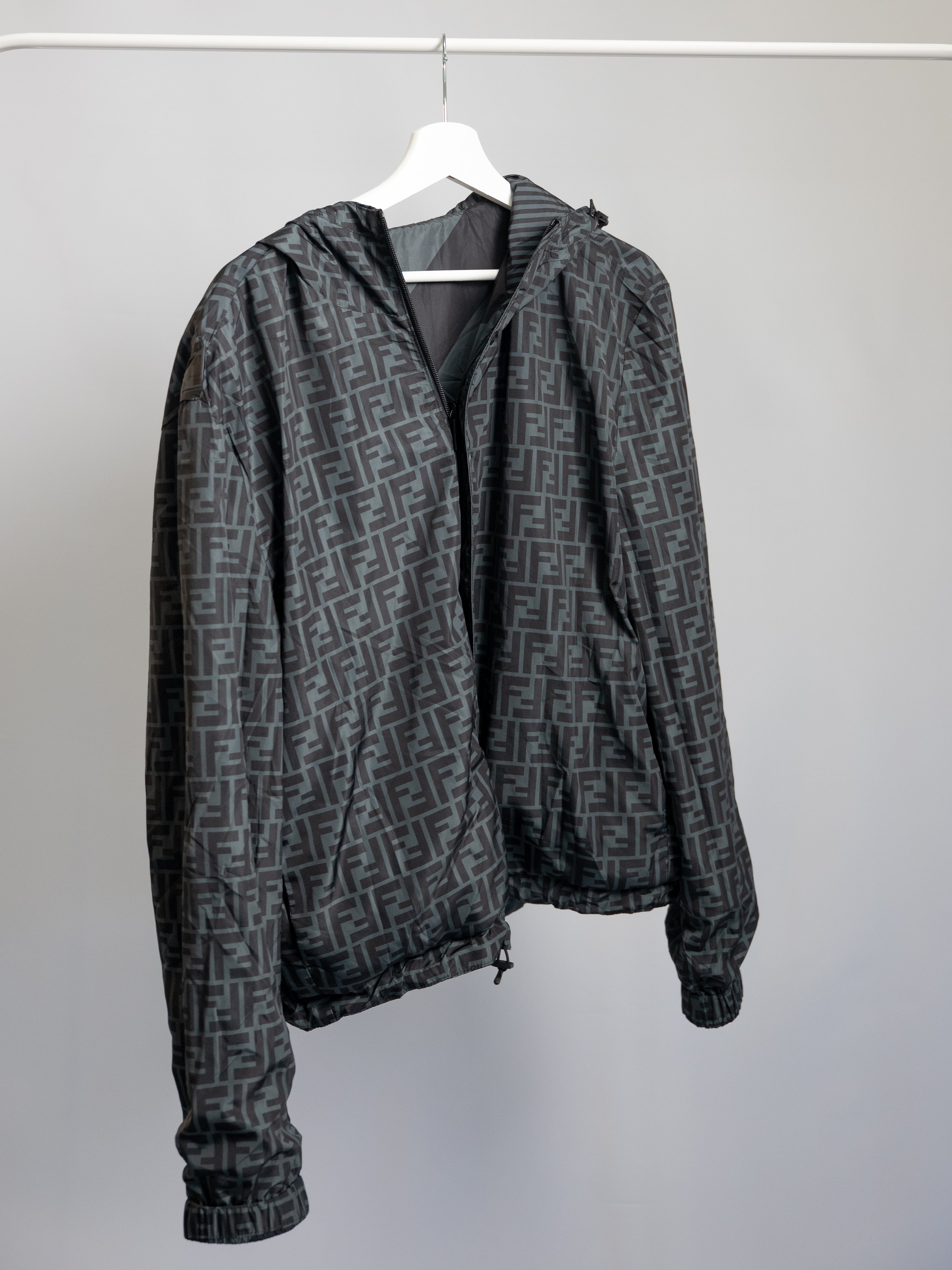 Fendi Reversible Windbreaker Grey - Men