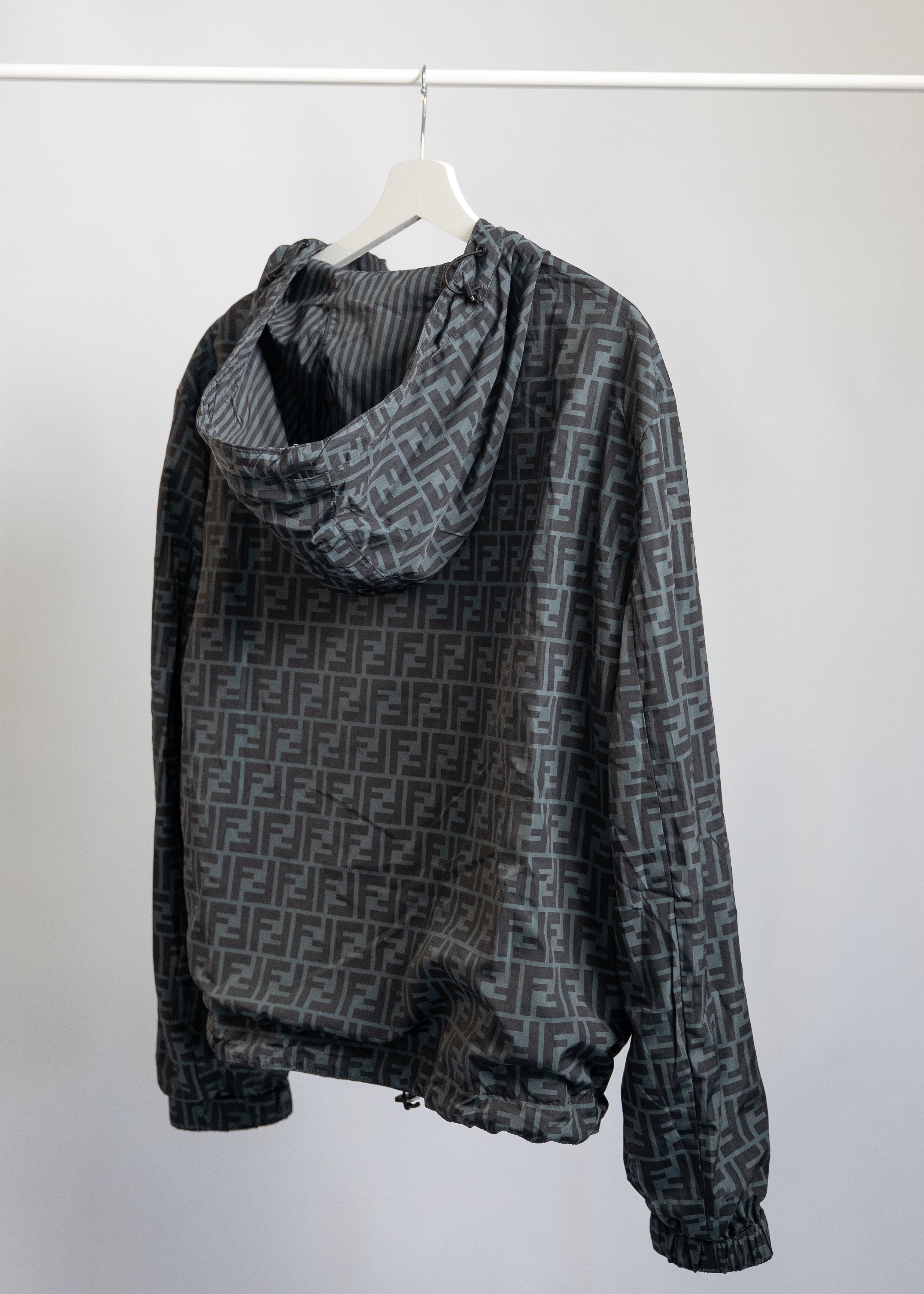 Veste réversible FF bleu/gris