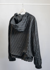 Veste réversible FF bleu/gris