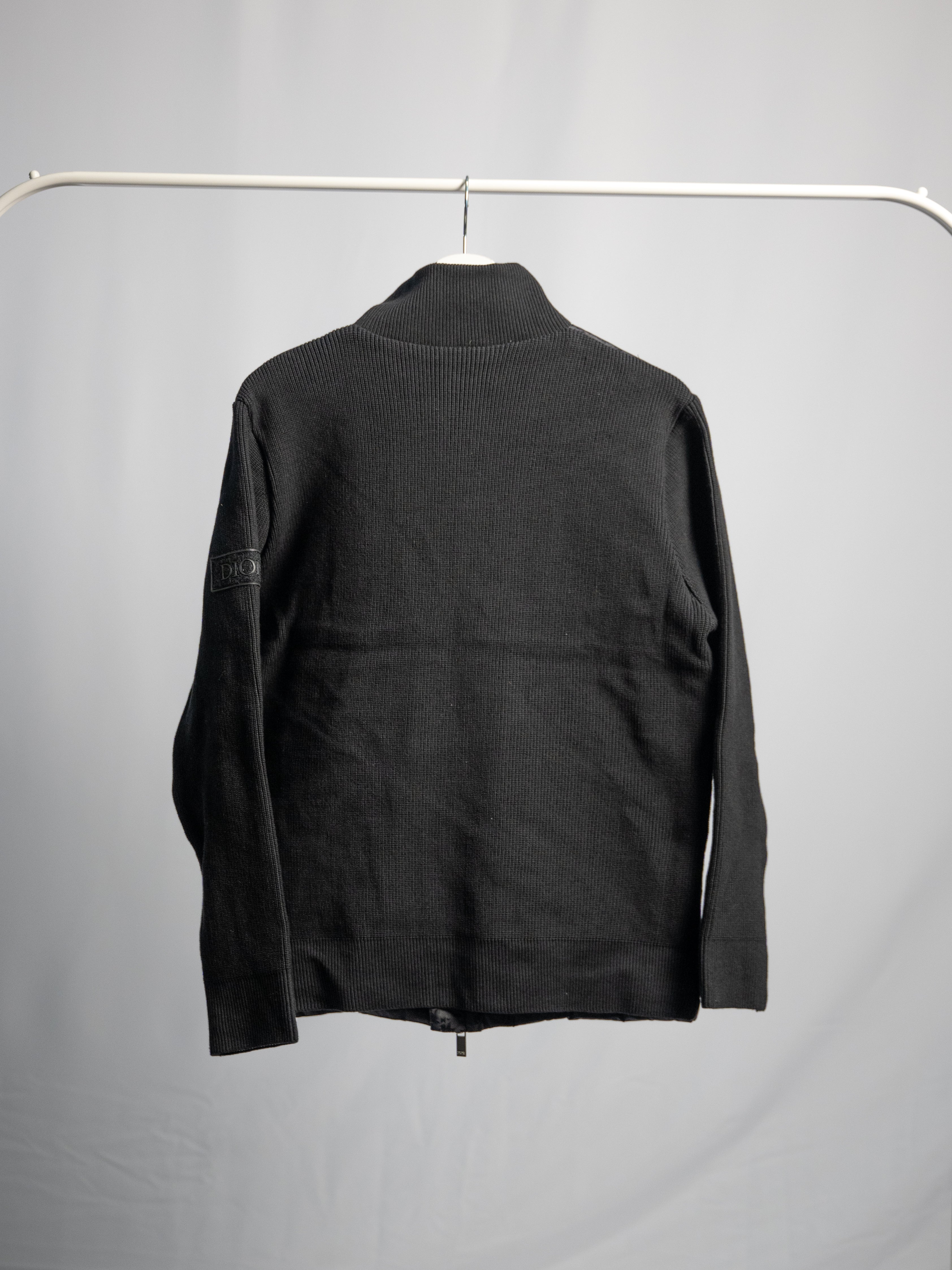 Dior Oblique Black Jacket – Mesh Sleeves