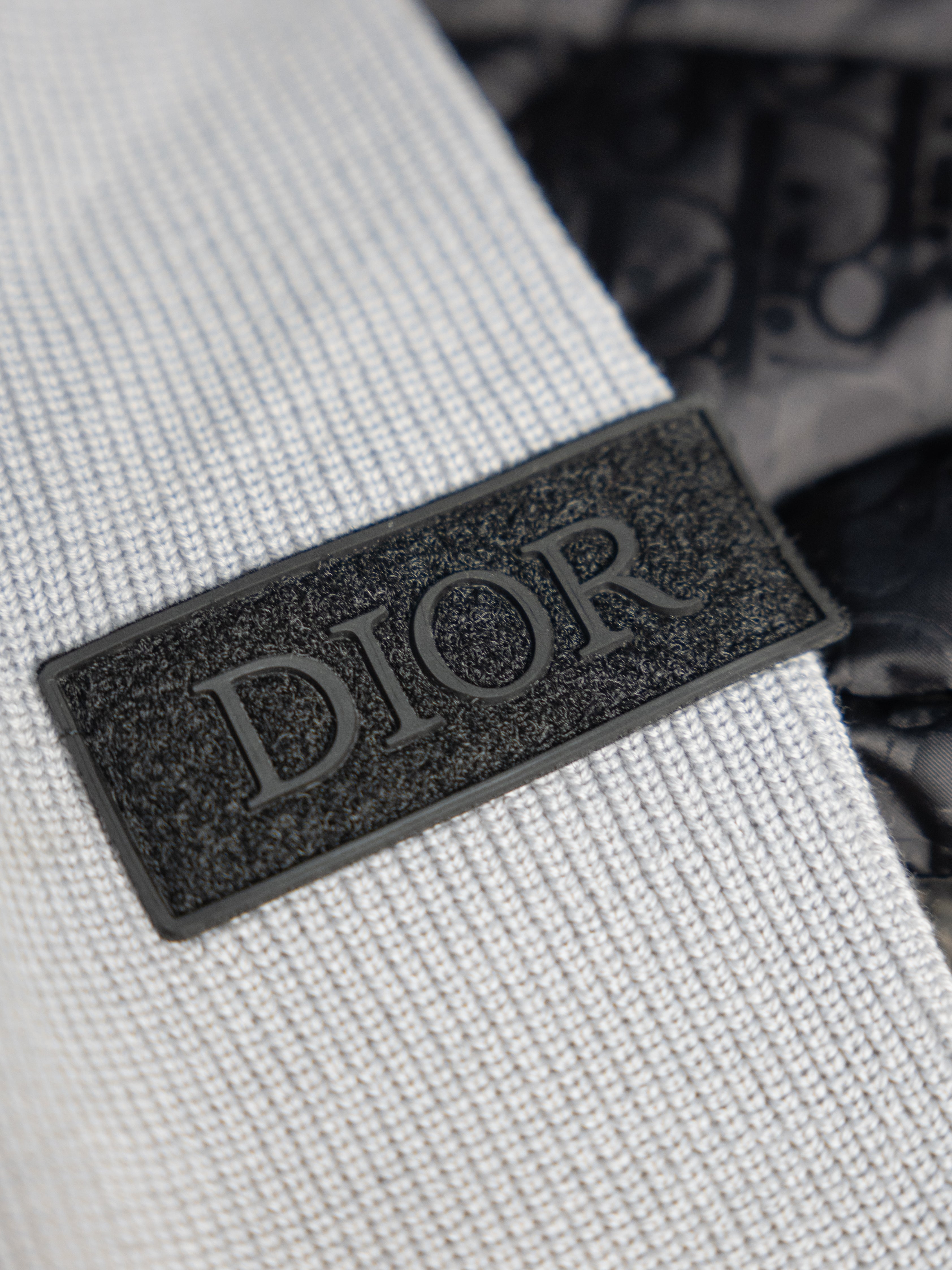 Dior Oblique Grey Jacket – Mesh Sleeves